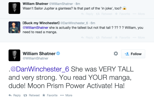 theamazingindi: &lsquo;You need to read YOUR manga dude!&rsquo; replied william shatner