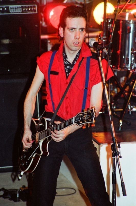 Mick Jones On Stage At Top Rank Suite , Birmingham , England , 6th February , 1980 .
