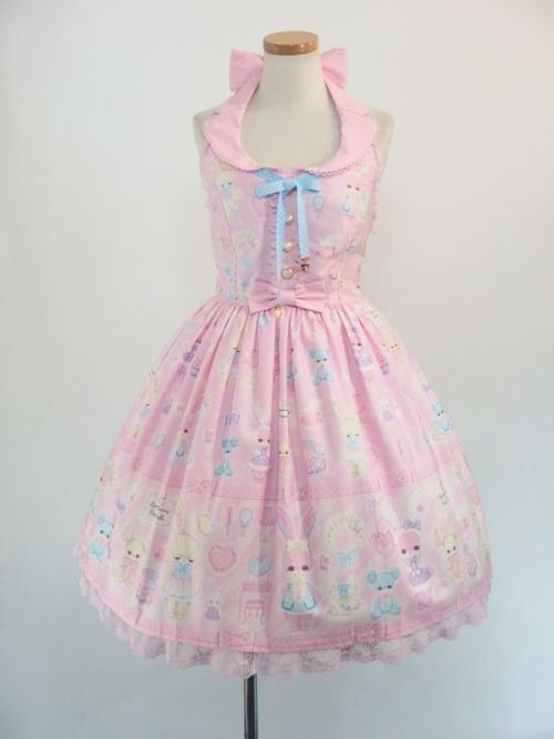 My favourite Angelic Pretty prints! The first two are sugary carnival, the middle is fancy paper dol