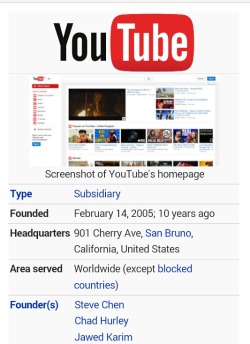 every-bubble:Omfg. Ten years ago, today. Happy Birthday YouTube!