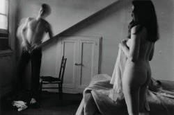   Man Undressing By Duane Michals, 1990  