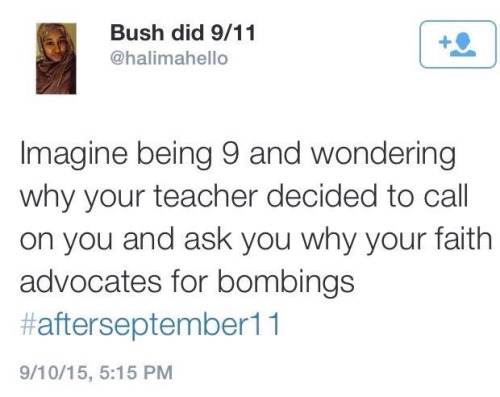 obrohom-woodholl: fullpraxisnow: #AfterSeptember11 trended on Twitter today. So real. White supremac