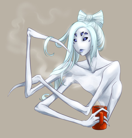 Introducing Our Spider Lady, Agome: A Jorogumo Who Danced At A Shady Haven For Freaky, Fun Times. Nowadays,