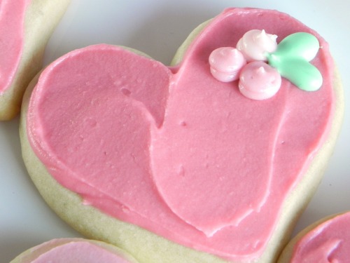 Porn misterfawn:  pink frosted heart sugar cookies photos
