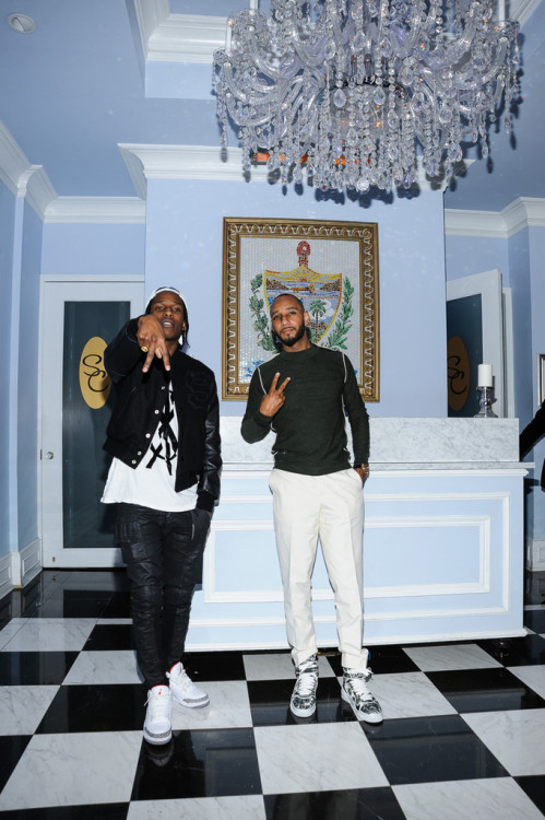 asapcamp:  Swizz Beatz and ASAP Rocky Pose in NYC