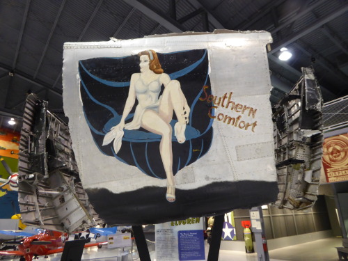 fromcruise-instoconcours:The last of the nose art on display at the EAA Museum, a collection of roug