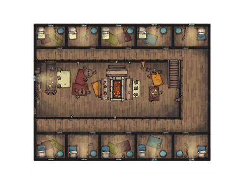 Build-Your-Own Inn #2 is up on my Patreon!This is a suite of PNGs to put together your own inn. I re