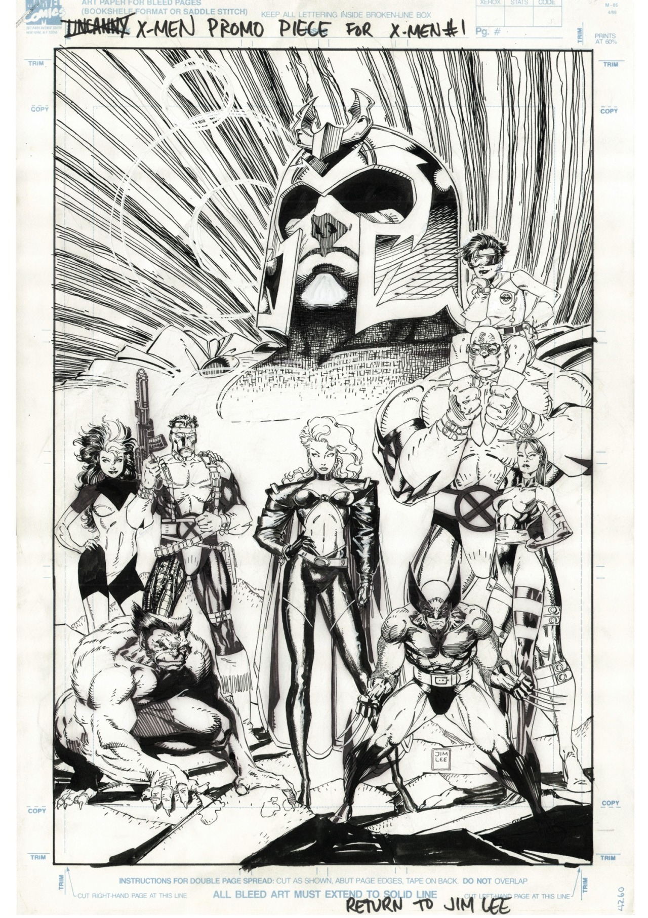 Fears Magazine — Jim Lee's X-Men Artist's Edition now available...