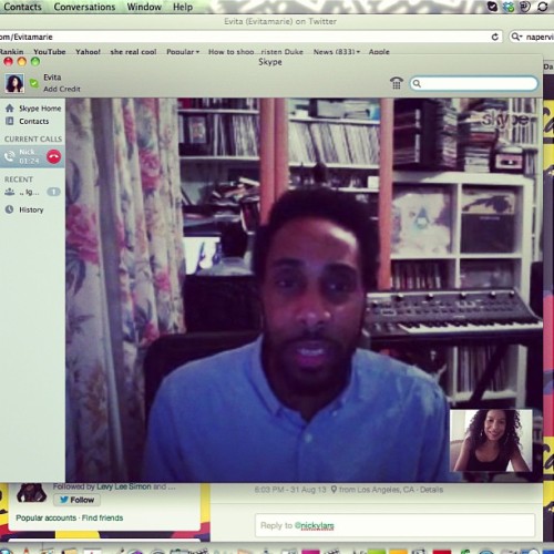 Planning the @nickylarsbeats #musicvideo #mc #paris #skype #realisateur