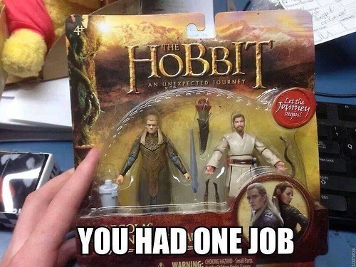 onamelancholyhill:  daszompie:   The Hobbit - an unexpected Jedi     dying haha
