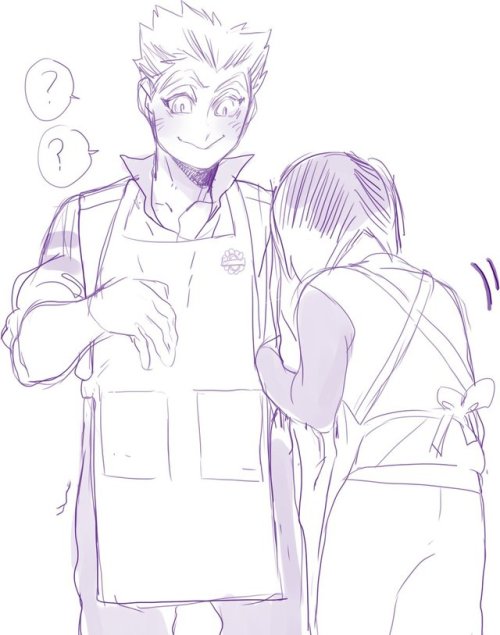 mookie000:  some more doodles!ruler kenma and little bokuken 