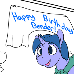 nsfw-mrsmile: Happy birthday faggot &lt;3 @whateverbender  Bring it on =D Thank you! =)