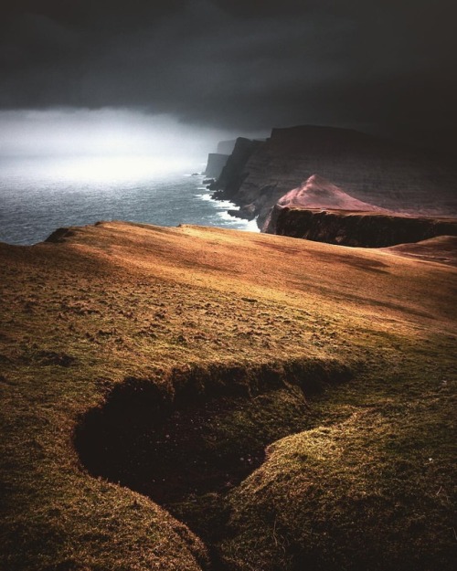 The wind on the most Southerly of the Faroe Islands got really close to making me not walk up this h