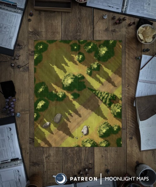 Swipe for closeups Drop an ambush map onto your table (digital for the time being, of course&hellip;