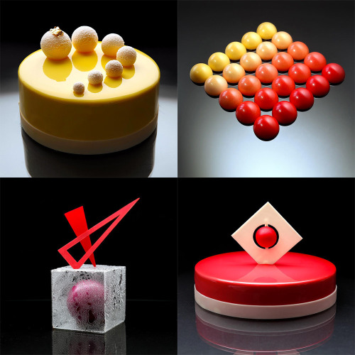 itscolossal:  Unusual Geometric Cake Designs by Dinara Kasko