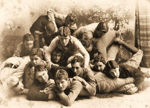 Throop Polytechnic (now Caltech) football team, 1895