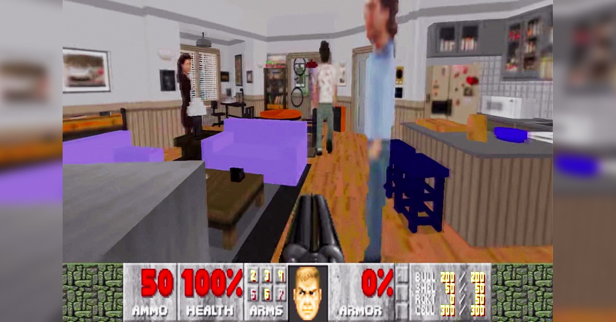 Someone Finally Mashed Up Seinfeld And DOOM Into One ThingNo further explanation needed, right?