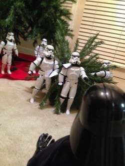 redheaded-girlygirl:sharpdressedd0m-deactivated2023:kittysparkleslove:Mission: Christmas Tree 🎄 Mission Accomplished 🎄I will inform the emperor the tree is fully armed and operational. Time to decorate 🎄 @swarthyvillain 