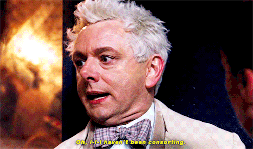 xavantina:daughtersofthanos:Good Omens 1x04: Saturday Morning Funtime#tfw you are getting bullied fo