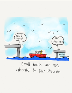 twisteddoodles:  Boat pun 