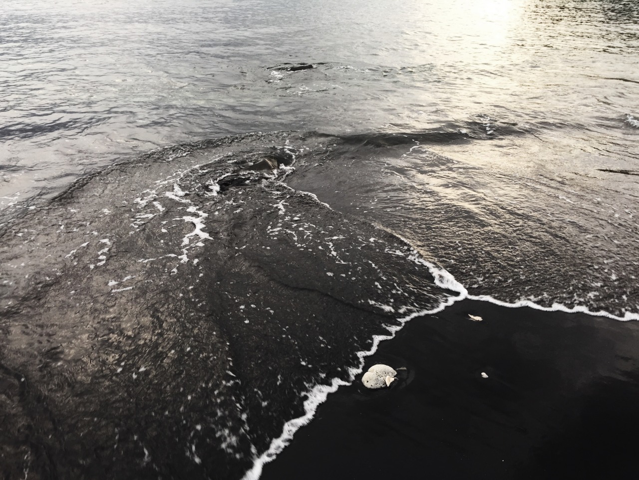 Volcanic black sand beach in Amed, Bali. The most gorgeously surreal beach I’ve