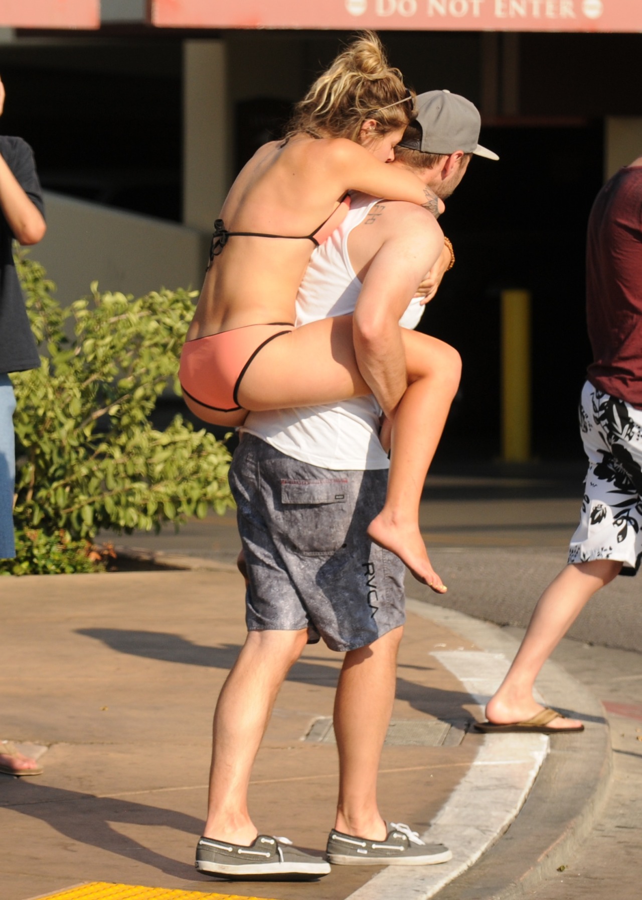 you gotta remember it’s about 110* and she was bare foot.