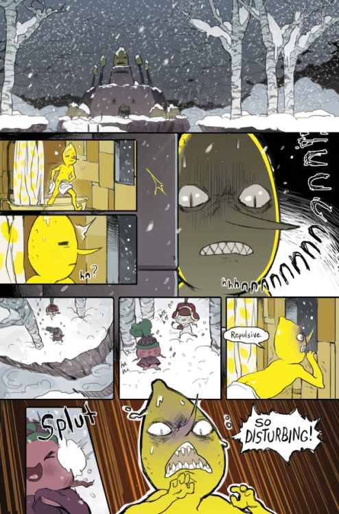 tzysk:  My comic from the Adventure Time Winter Special, which can you buy here! Also some sketches~ Boom! Studios  Hehege~ This the whole comic :p I hadn’t drawn Lemongrab before so this was really fun huhuhuhh