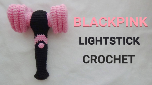 Twice lightstick cover: Crochet pattern