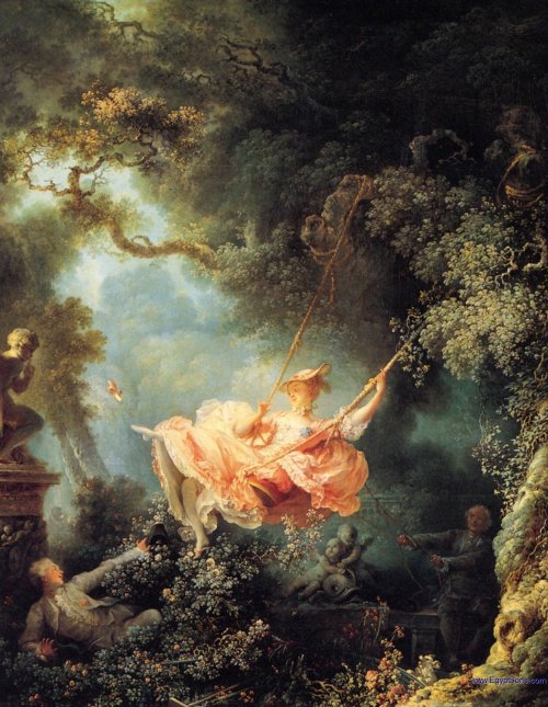 Jean-Honoré Fragonard.1- The stolen kiss (1780s)2–Happy lovers (1760-1765)3-A young girl readi