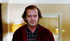 jacknicholson:  Every time Jack Torrance talks to a ghost, there’s a mirror in