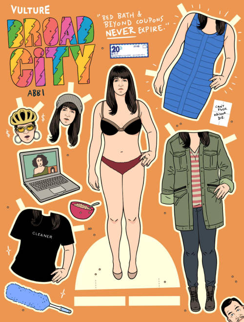 creepy-spice:I cannot even handle the amazingness of these Broad City Paper Dolls.