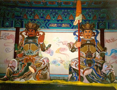 Dharma guardians at the Buddhist temple in Beihai Park. My kinda dudes.