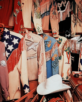 honkycats:  NUDIE SUITS PICTURED: Dolly Parton, Porter Wagoner, Elvis Presley, Gram Parsons, Elton J