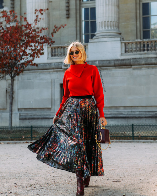 snappedbybenjaminkwan: Xenia van der Woodsen at Elie Saab SS 2019 Paris Snapped by Benjamin KwanPari