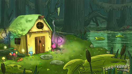 So it turns out I actually really love background painting! I had to make some for work since @Zoosh