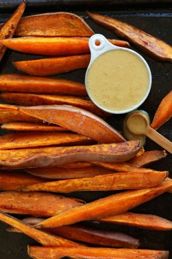 wondrousfood:  Roasted Sweet Potato Wedges