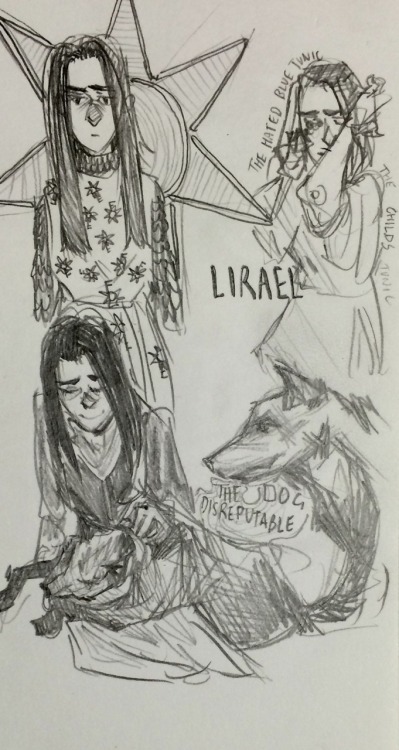 janewayed:A bunch of liraels and some dogs