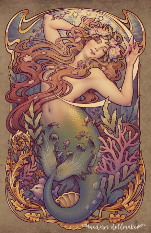 Andersen’s Little Mermaid by Medusa-Dollmaker 