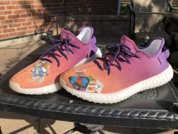 sneakers:  Graduation Yeezys: Finished! (via