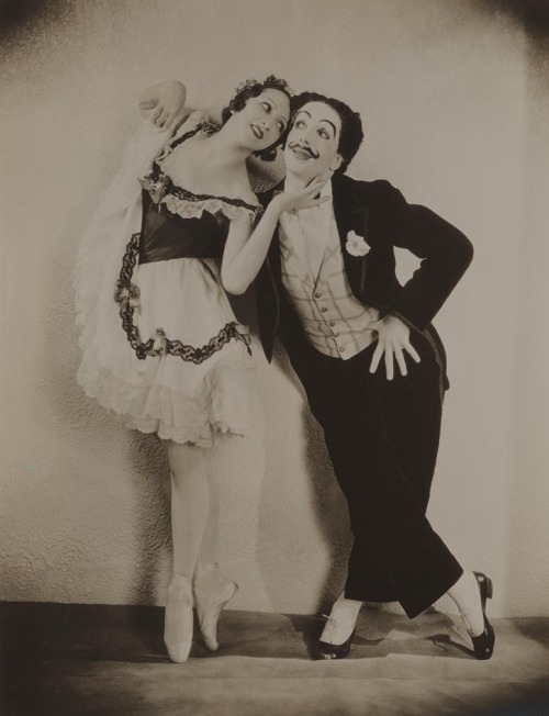 Alexandra Danilova and Léonide Massine as Can-Can Dancers in La Boutique Fantasque, 1919