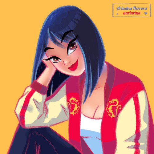 “ A Girl worth Fighting for ”So obsessed with Mulan’s new look from Wreck it Ralph 2 trailer!!
