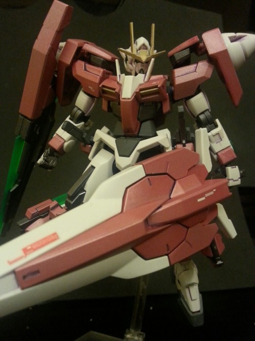 gunplagang:Finished up my 00 Gundam Seven Sword -Rose- Nothing special just some paint but I’m happy