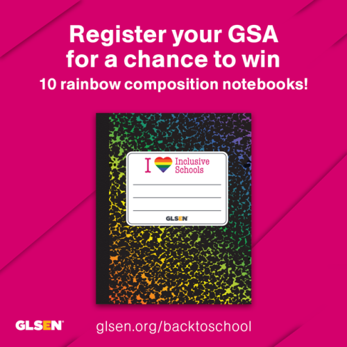 Head back to school with a pack of brand new rainbow composition books for your GSA! Register your G