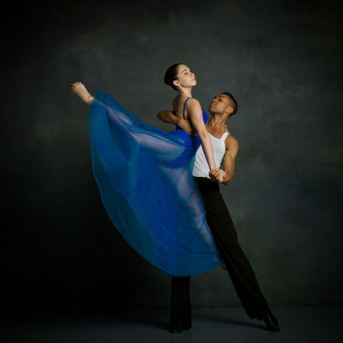 Our 13 year old daughter being partnered by Abdiel Cedric Jacobsen from the Martha Graham Dance Comp