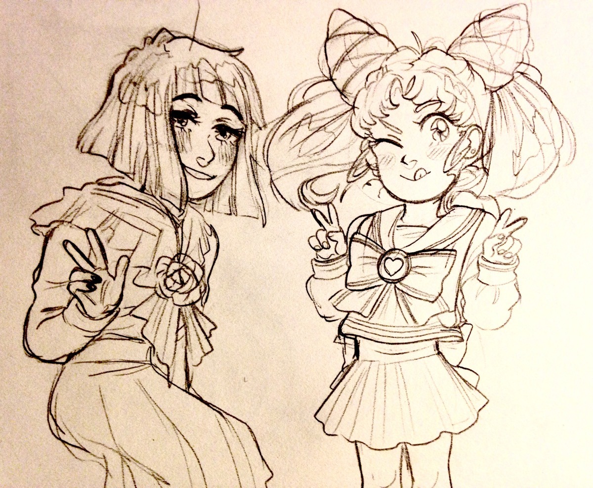 temperamentaljudgement:  quick look at my garbage sketches