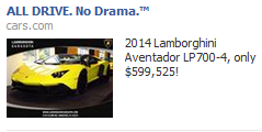 gearshifter:  Omg only $599,525!?!?! Let me grab that out of my piggy bank.