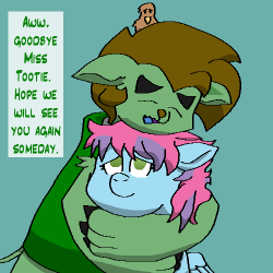 ask-wisp-the-diamond-dog:  Wanted to make a little something for Hannah after hearing about her Tootie Frootie blog coming to an end.  Goodbye little pegasus, may we continue to remember you whenever we have a bowl of ice cream.  ;w;