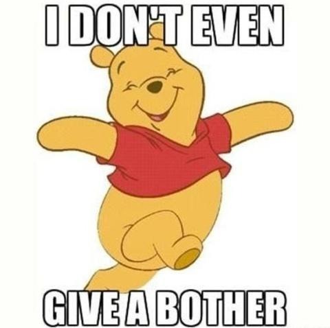 I realized the other day why I love Winnie The Pooh so much. He's my spirit animal!!