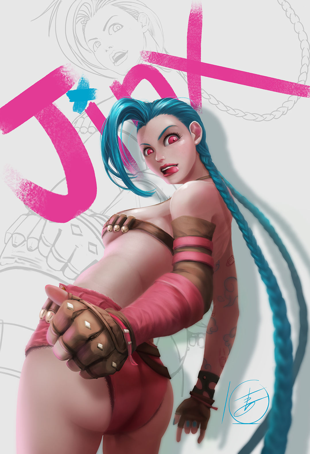 league-of-legends-sexy-girls:  Jinx 