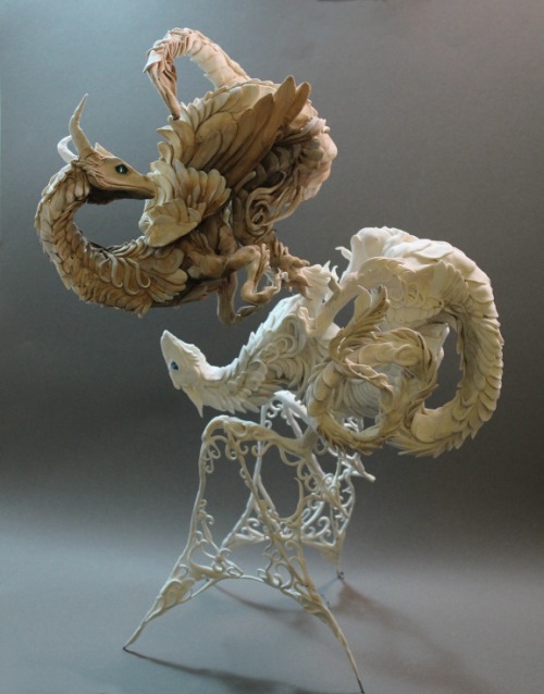 Animal sculptures by Ellen Jewett